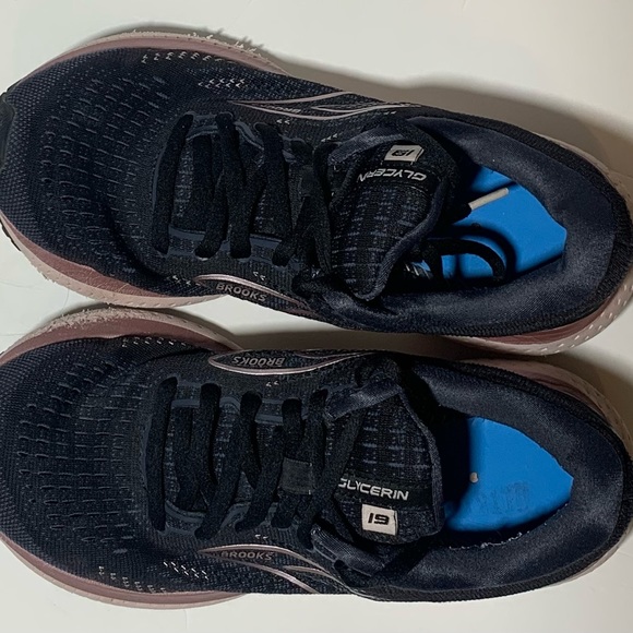 Brooks Shoes Brooks Glycerin Size 8 Black Pink High Performance